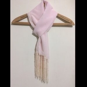 NWOT pearl pink scarf